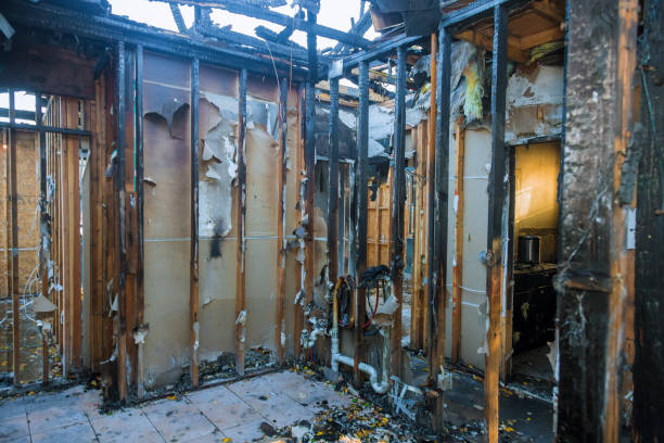 Professional Fire Damage Repair technician working in North Wilkesboro, NC